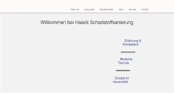 Desktop Screenshot of haack-abbruch-mit-verstand.de